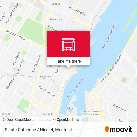 Sainte-Catherine / Nicolet map