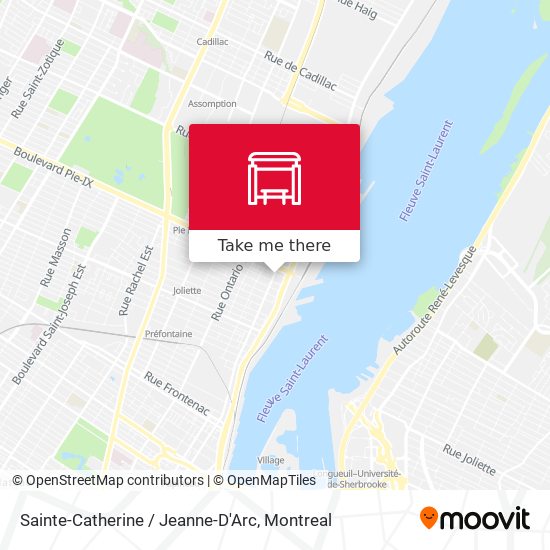 Sainte-Catherine / Jeanne-D'Arc map