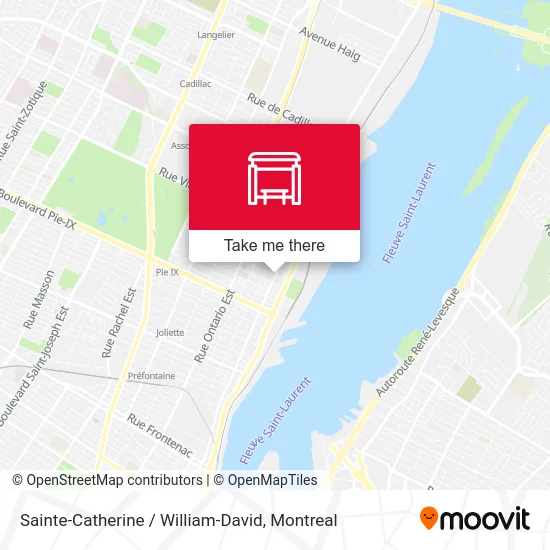 Sainte-Catherine / William-David map