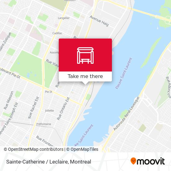 Sainte-Catherine / Leclaire map