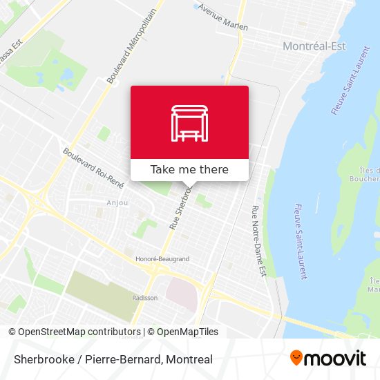 Sherbrooke / Pierre-Bernard map