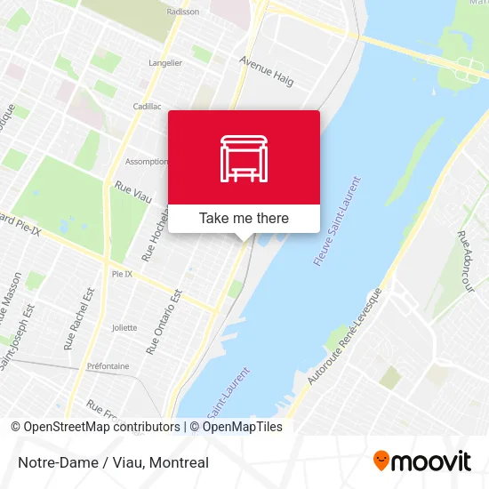 Notre-Dame / Viau map