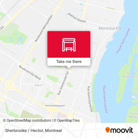 Sherbrooke / Hector map