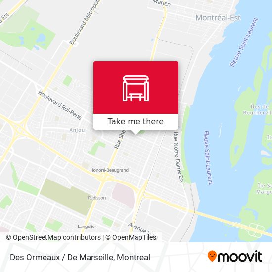 Des Ormeaux / De Marseille map
