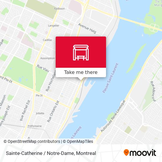 Sainte-Catherine / Notre-Dame map