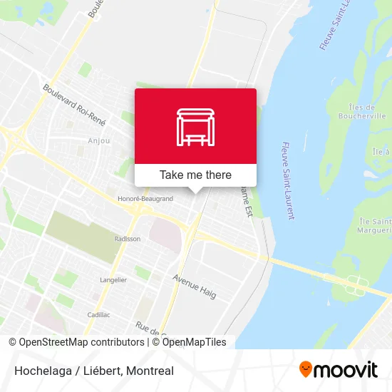 Hochelaga / Liébert map