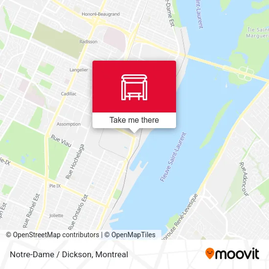 Notre-Dame / Dickson map