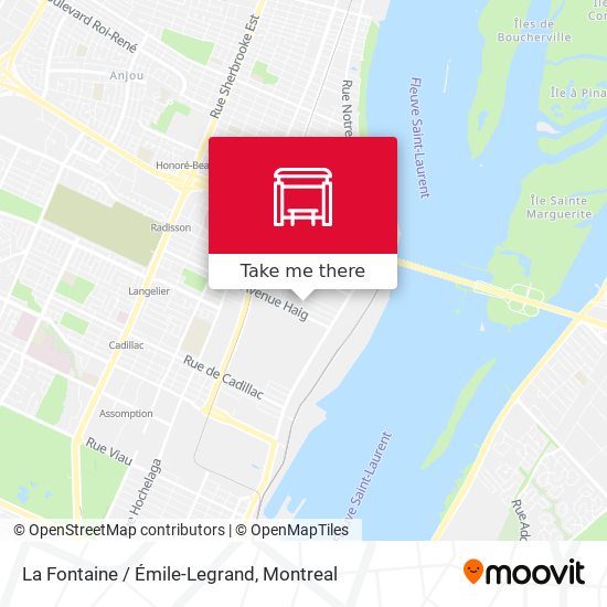 La Fontaine / Émile-Legrand map
