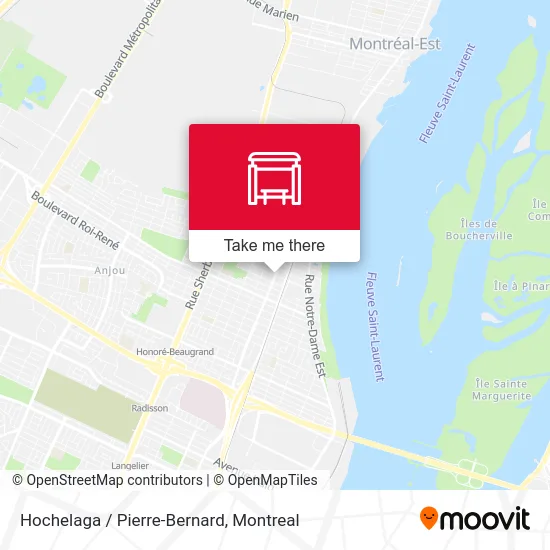 Hochelaga / Pierre-Bernard map