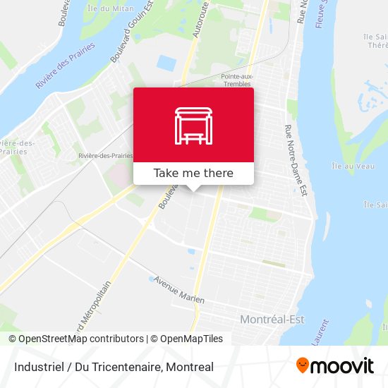 Industriel / Du Tricentenaire map