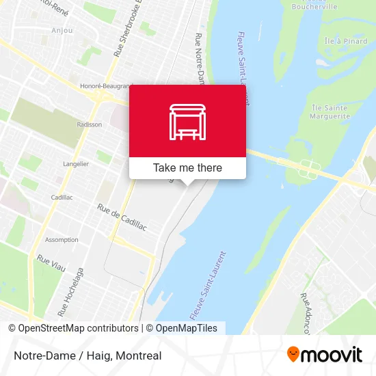 Notre-Dame / Haig map