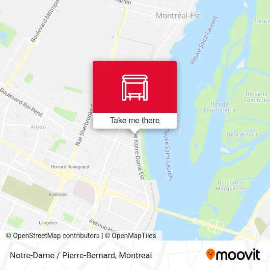 Notre-Dame / Pierre-Bernard map