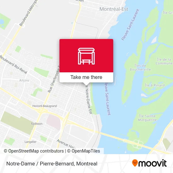 Notre-Dame / Pierre-Bernard map