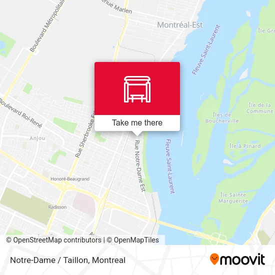 Notre-Dame / Taillon map