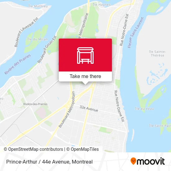 Prince-Arthur / 44e Avenue map