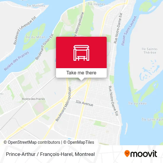 Prince-Arthur / François-Harel map