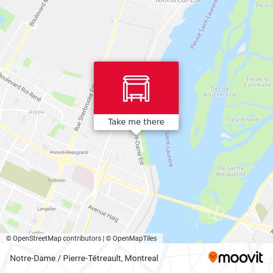 Notre-Dame / Pierre-Tétreault map