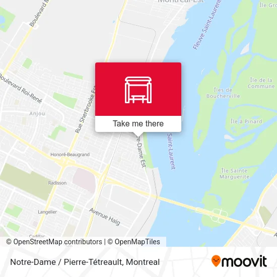 Notre-Dame / Pierre-Tétreault map