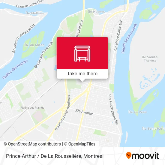 Prince-Arthur / De La Rousselière map