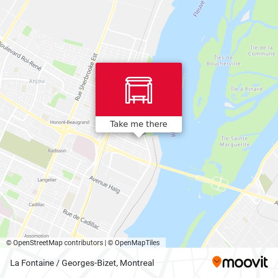 La Fontaine / Georges-Bizet map