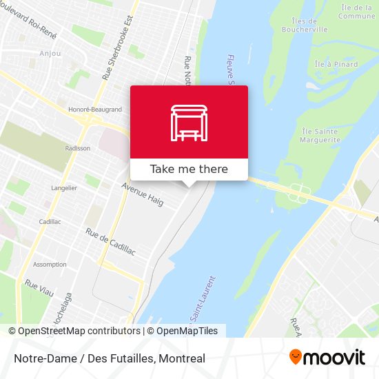 Notre-Dame / Des Futailles map