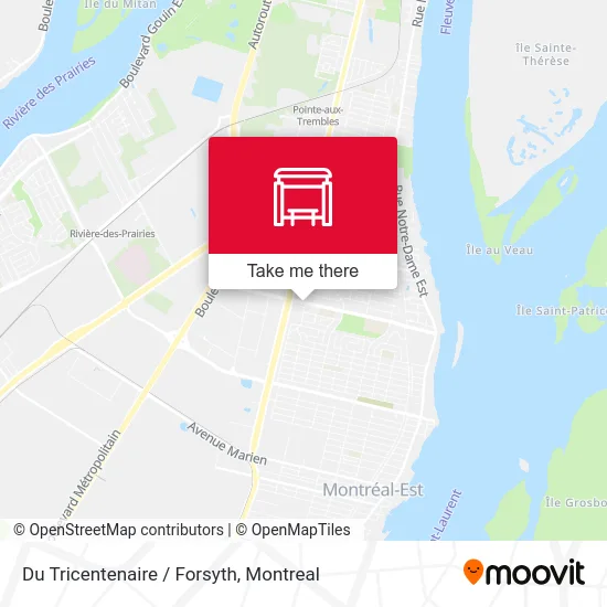 Du Tricentenaire / Forsyth map