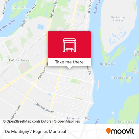De Montigny / Régnier map