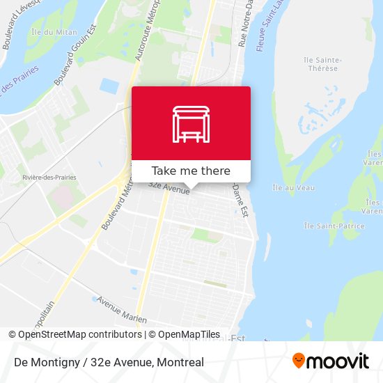 De Montigny / 32e Avenue map