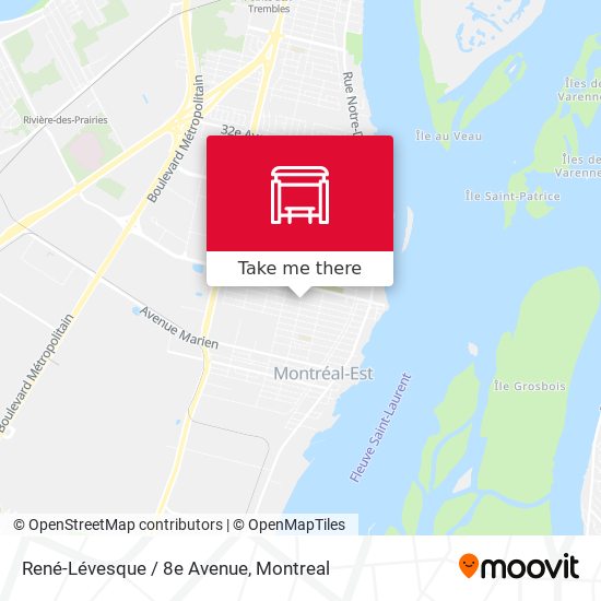 René-Lévesque / 8e Avenue map