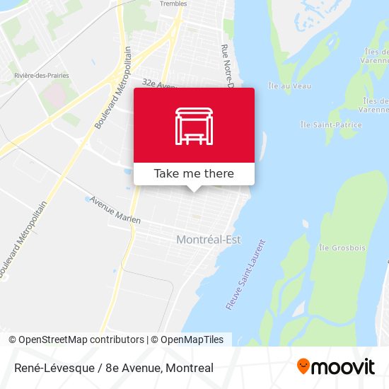 René-Lévesque / 8e Avenue map
