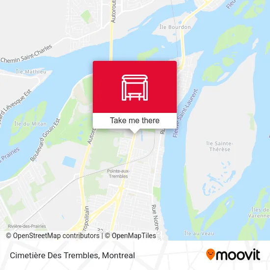 Cimetière Des Trembles map