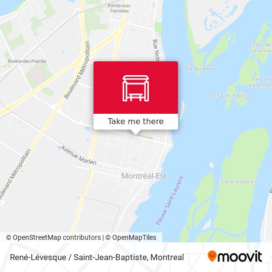 René-Lévesque / Saint-Jean-Baptiste map