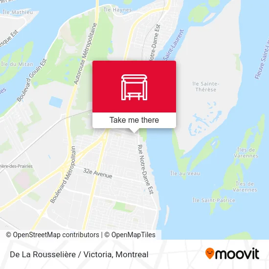 De La Rousselière / Victoria map