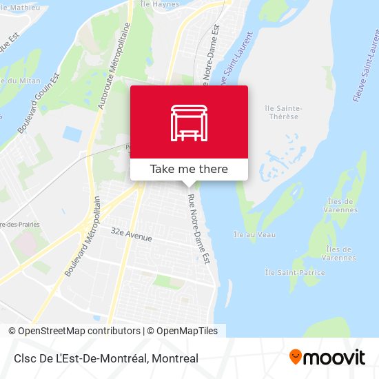 Clsc De L'Est-De-Montréal map