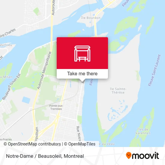 Notre-Dame / Beausoleil map