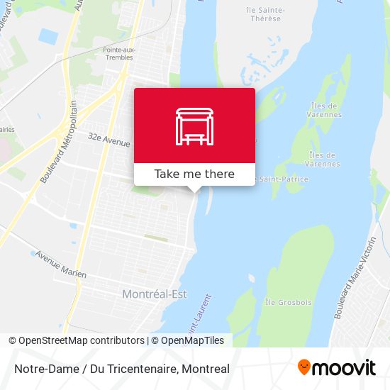 Notre-Dame / Du Tricentenaire map