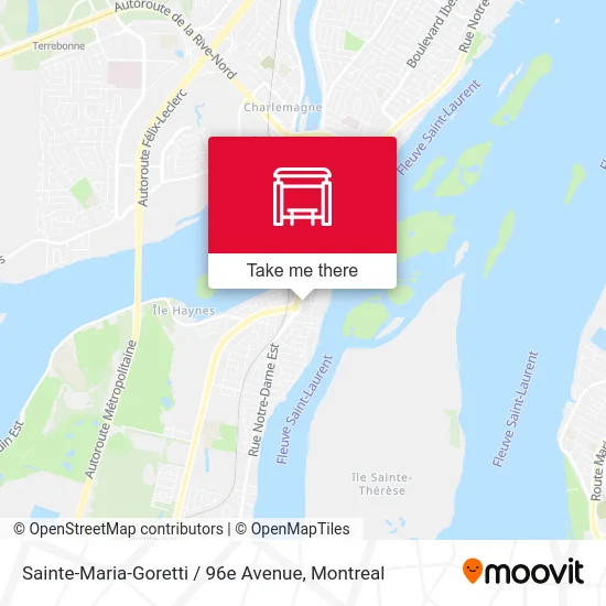 Sainte-Maria-Goretti / 96e Avenue map