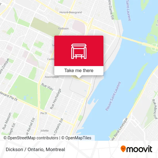 Dickson / Ontario map