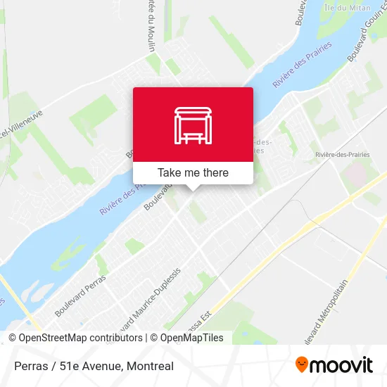 Perras / 51e Avenue map