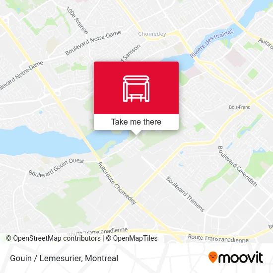 Gouin / Lemesurier map