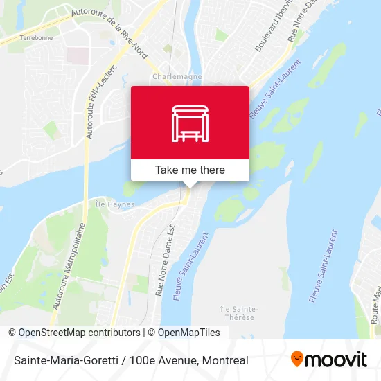 Sainte-Maria-Goretti / 100e Avenue map