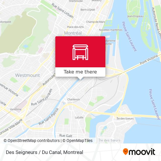 Des Seigneurs / Du Canal map
