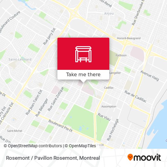 Rosemont / Pavillon Rosemont map