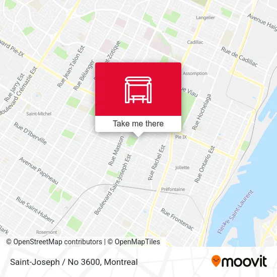 Saint-Joseph / No 3600 map
