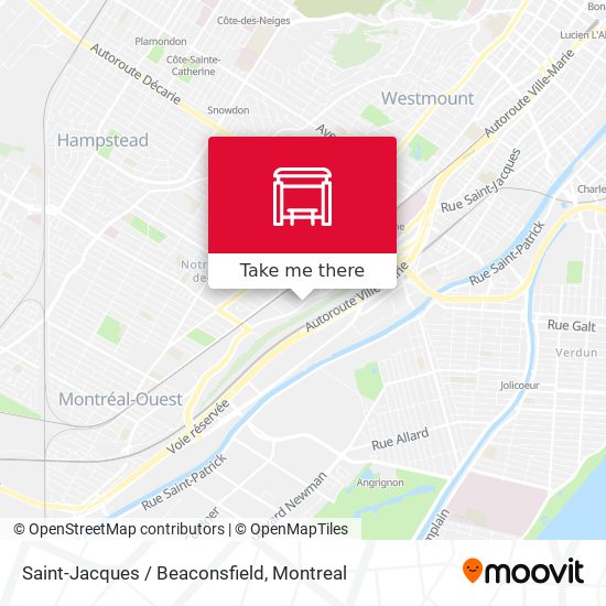 Saint-Jacques / Beaconsfield map