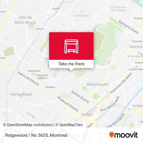 Ridgewood / No 3635 map