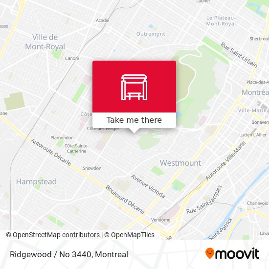 Ridgewood / No 3440 map