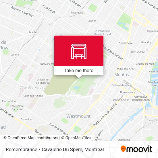 Remembrance / Cavalerie Du Spvm map