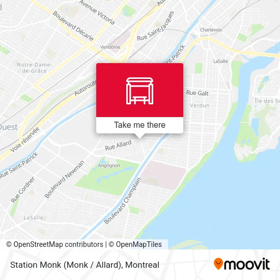 Station Monk (Monk / Allard) map