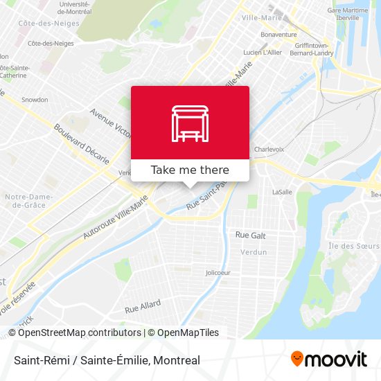 Saint-Rémi / Sainte-Émilie map